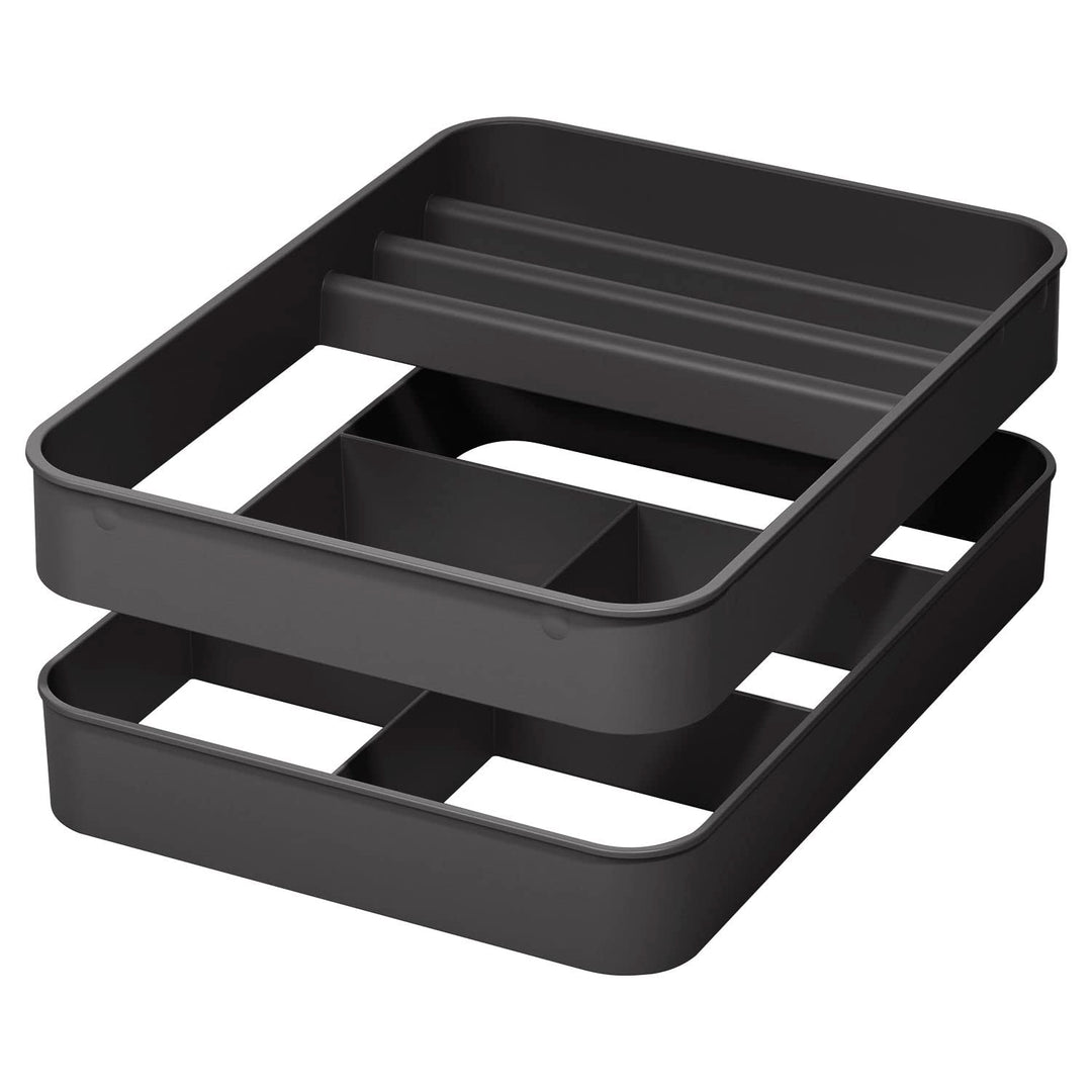 Ninka eins2top Putzmittel-Trennsystem Set, Schubkasten Organizer für Putzmittel, Kunststoff dunkelgr