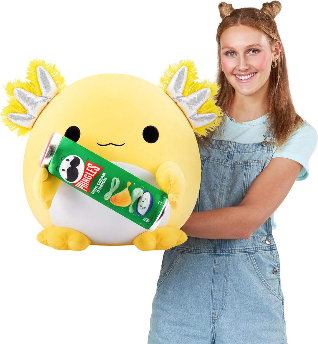 Snackles Serie 2 40 cm Snackle (Leon) von ZURU Kuschelig-weiches, beruhigendes, 40 cm grosses Plüsch