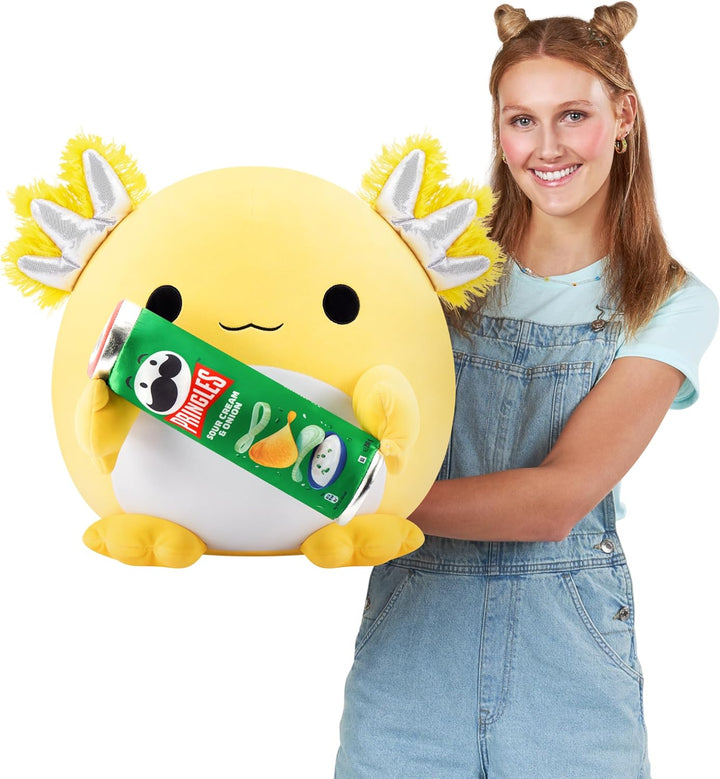 Snackles Serie 2 40 cm Snackle (Leon) von ZURU Kuschelig-weiches, beruhigendes, 40 cm grosses Plüsch