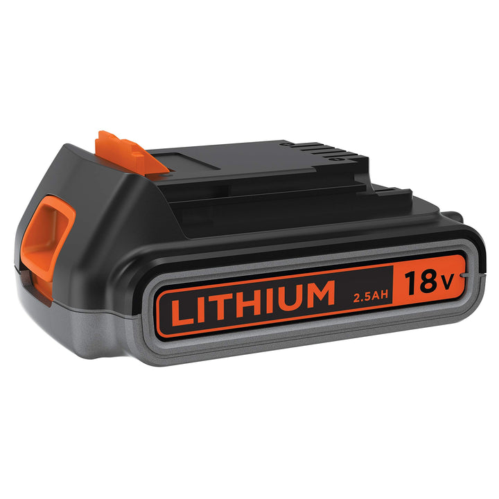 Black+Decker BL2518 Li-Ion Slidepack Akku (18V 2.5Ah, passend für alle Black+Decker 18V-Gartengeräte