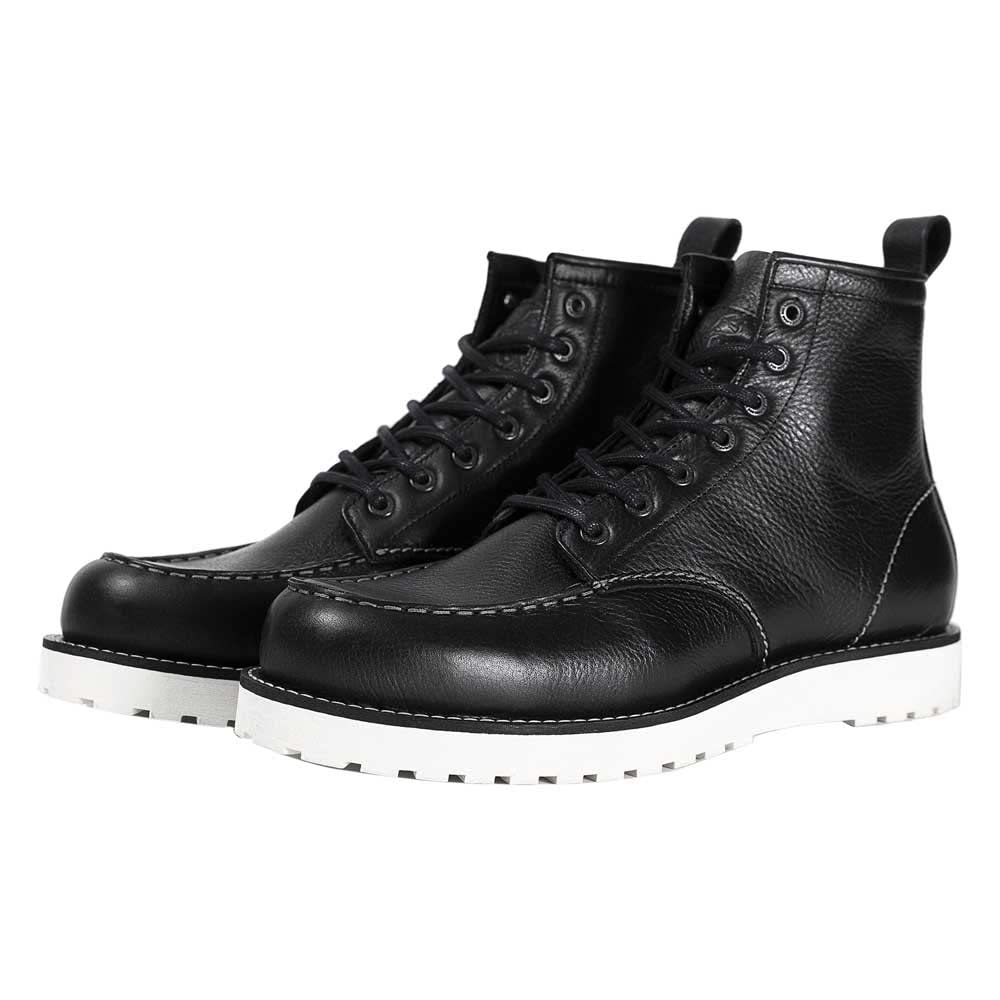 John Doe Motorradschuh Rambler | XTM | Threepoint Protection | Lederstiefel aus Rindsleder | Rutschf