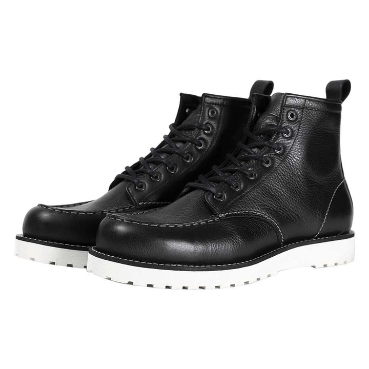 John Doe Motorradschuh Rambler | XTM | Threepoint Protection | Lederstiefel aus Rindsleder | Rutschf