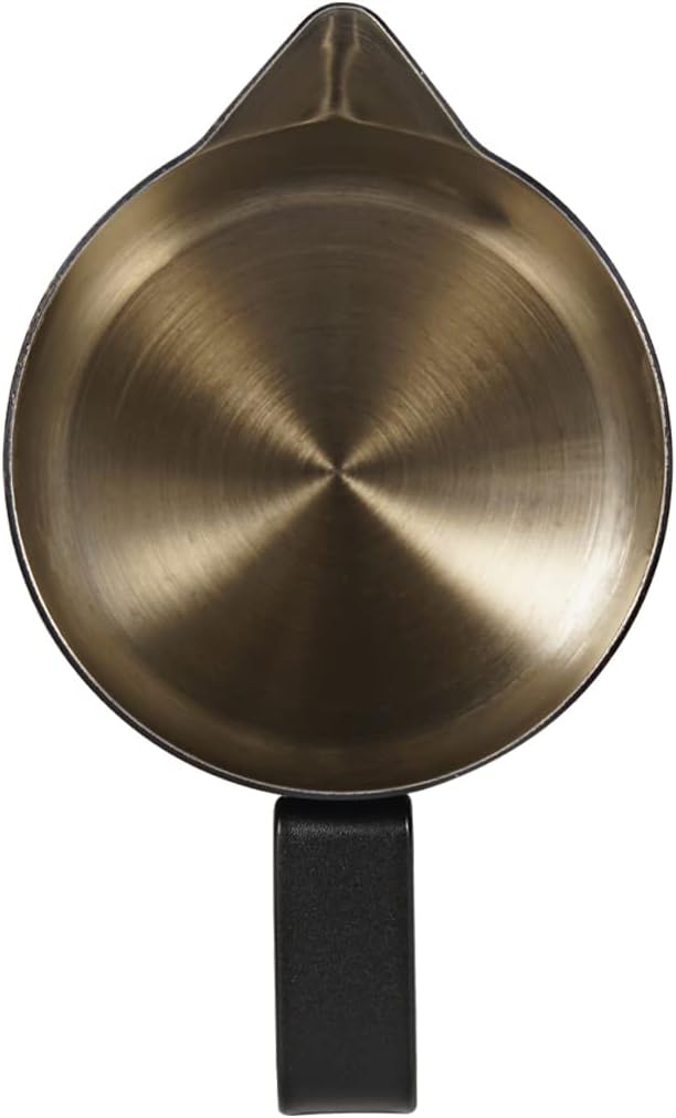 Dianoo Espresso Dampfkrug 600ml, Milchaufschäumkrug Edelstahl mit Messung, Milchaufschäumbecher, Kaf