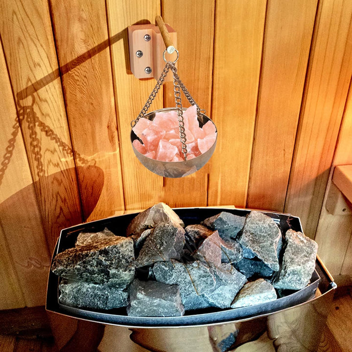 Hoypeyfiy Durable Edelstahl Sauna Aroma Bowl Cup ätherisches Öl Bowl Sauna Raumzubehör Sauna Verdamp