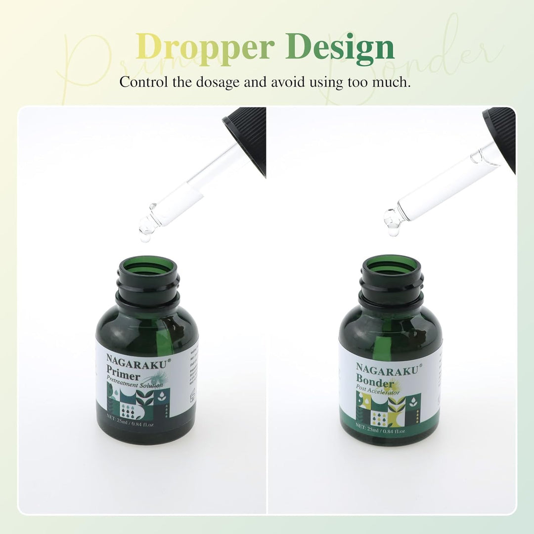 NAGARAKU Wimpern Primer 25ML Vorbereitung für Wimpernverlängerung Reinigt Naturwimpern sanft vor der