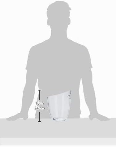 Vin Bouquet FIE 192 Sektk&amp;uumlhler, transparent, f&amp;uumlr eine Flasche, aus ABS, 20 x 20,5 x 24 cm, K