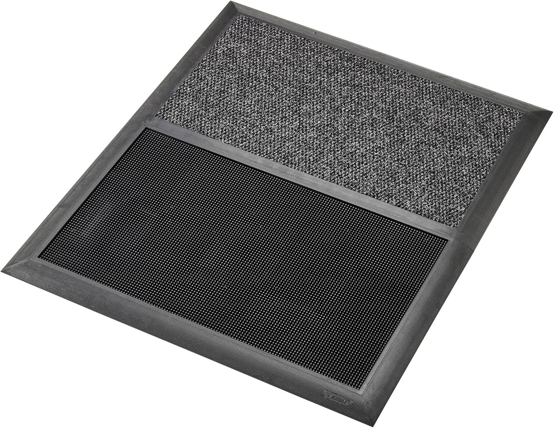 Notrax® Sani-Master™ Desinfizierendes Fussbad mit trocknender Eingangsmatte 91.4cm x 105cm Anthrazit