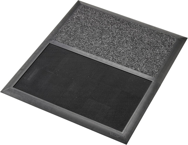 Notrax® Sani-Master™ Desinfizierendes Fussbad mit trocknender Eingangsmatte 91.4cm x 105cm Anthrazit