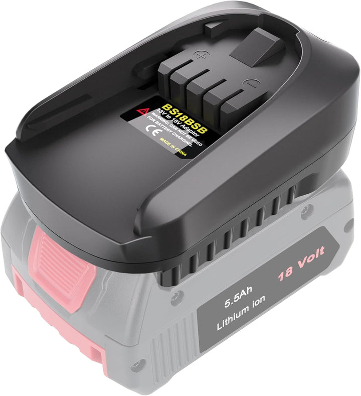 für Bosch 18V Batterie-Adapter, für Bosch Professional Stystem Akku GBA 18V BAT609 BAT6100 BAT618 ar