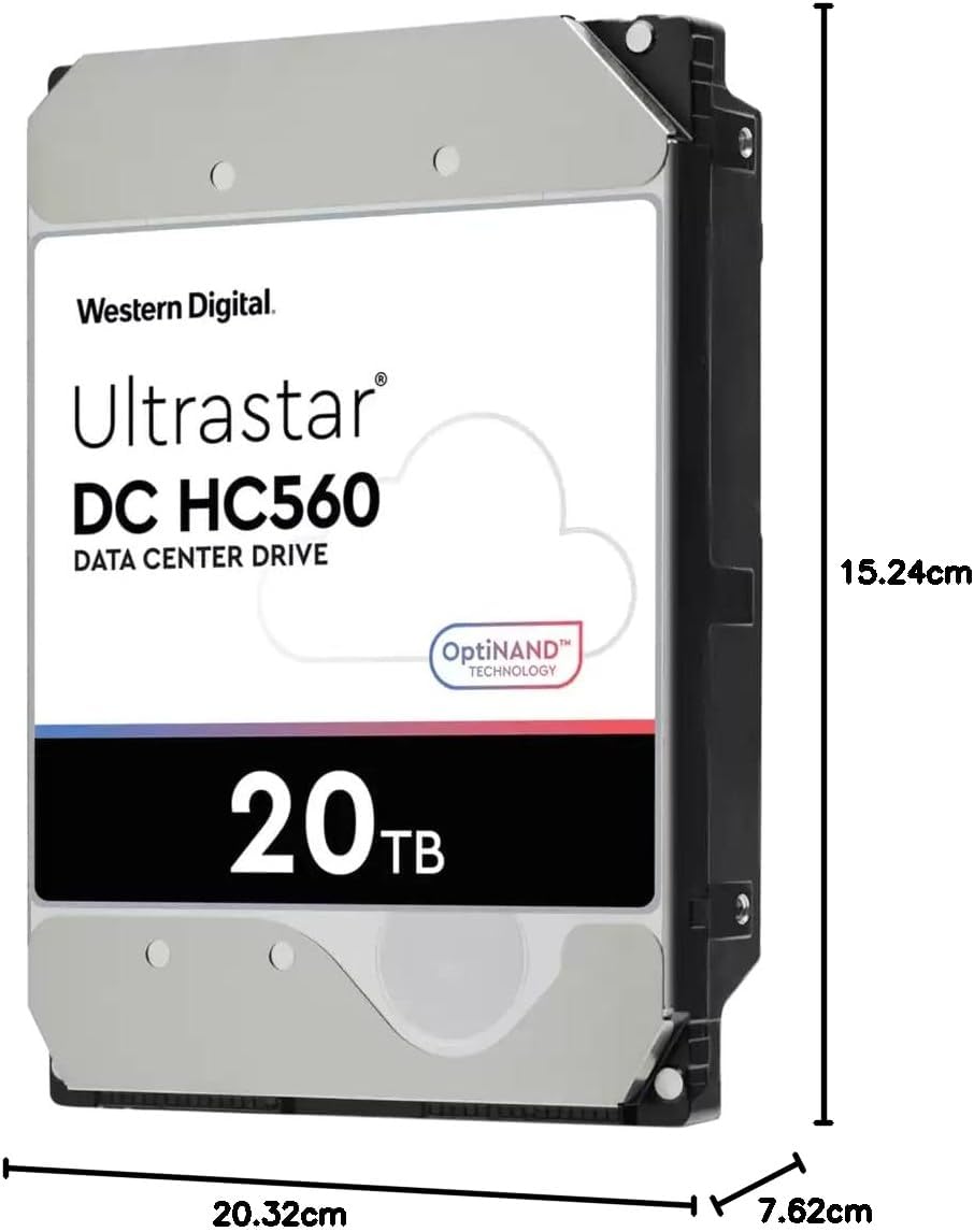 Western Digital WD 20TB 0F38785 SE Ultrastar 7200 SA3