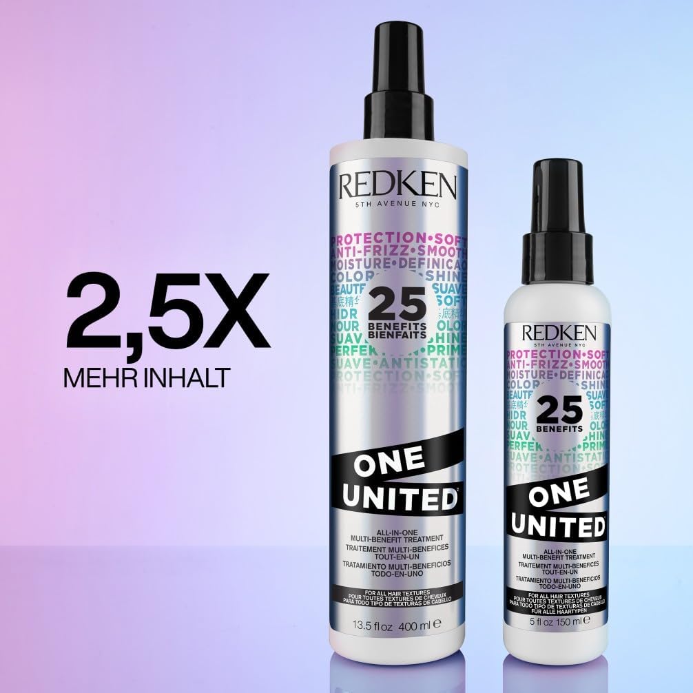 Redken | Multi-Benefit-Treatment, Feuchtigkeitsspendendes Pflege-Spray für alle Haartypen, Hitzeschu