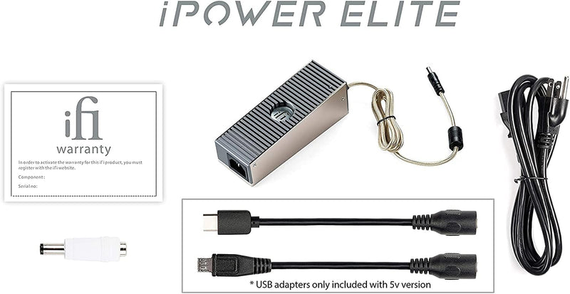 iFi iPower Elite Low Noise Power Supply Adapter (15v), 15v