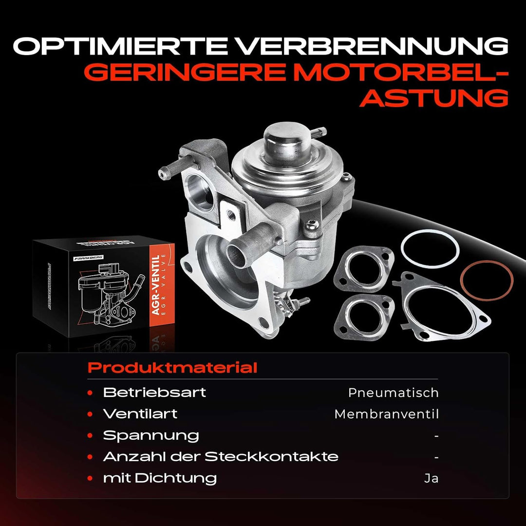 AGR-Ventil Pneumatisch für Jumper Daily IV Massif Boxer 3.0L Diesel 2006-2019 504121701