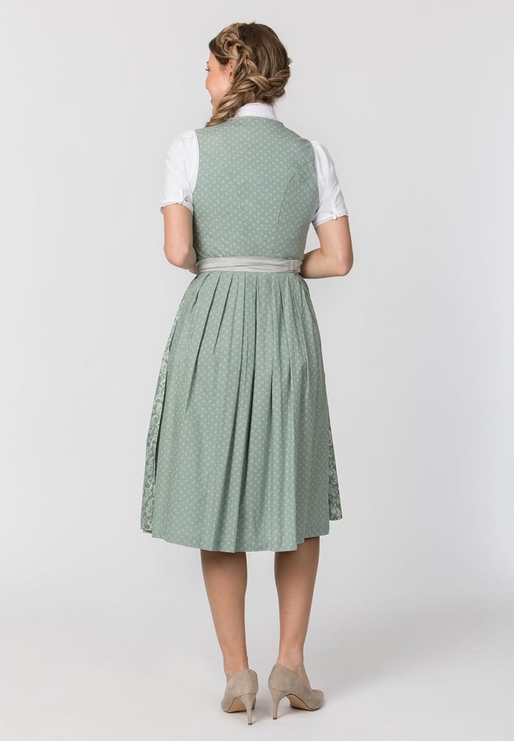 Stockerpoint Damen Dirndl Franka Kleid für besondere Anlässe 32 Salbei, 32 Salbei