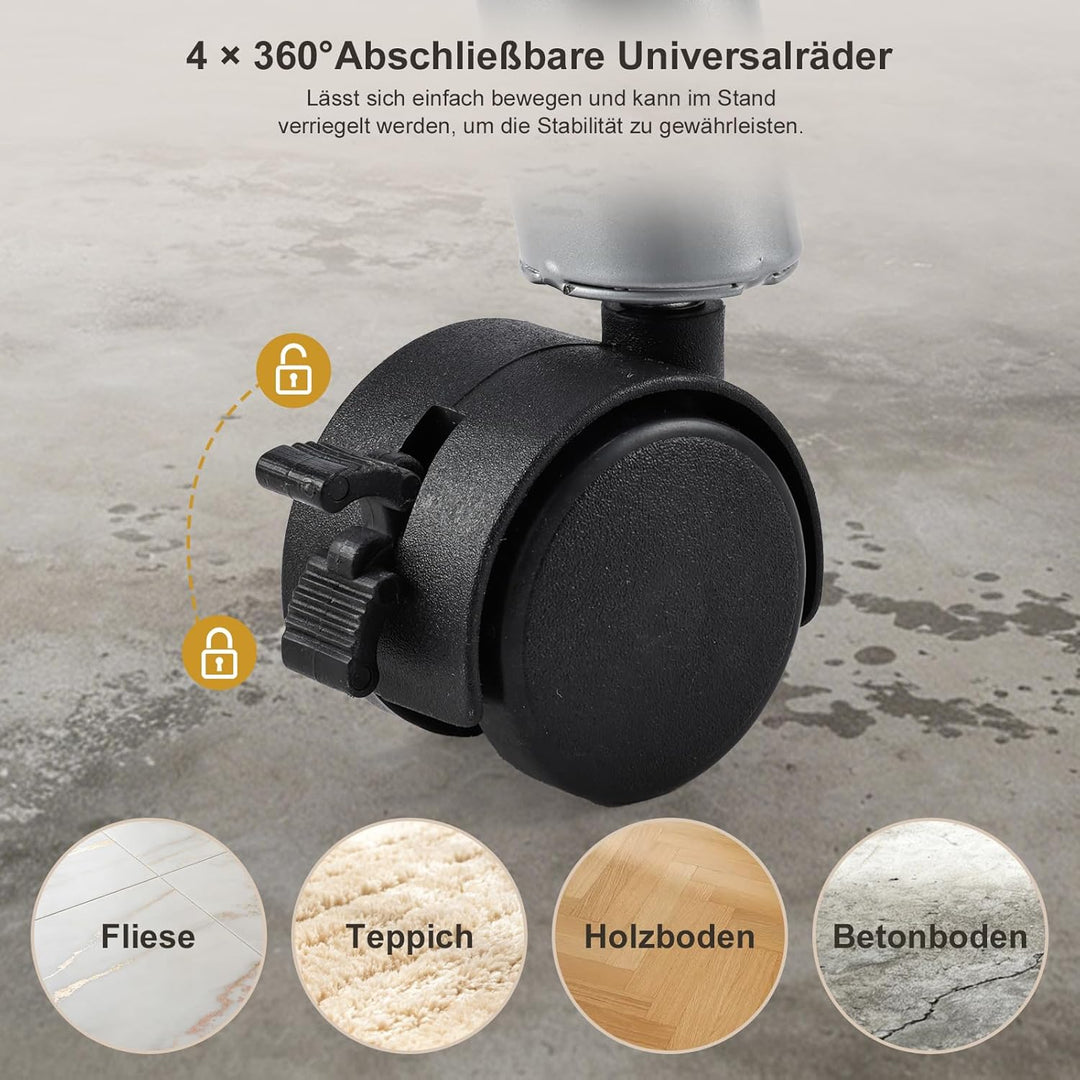 Faquenc Professioneller Maniküretisch mit Absaugung Nagelstaubsauger, Faltbar Nageltisch Maniküre Ti