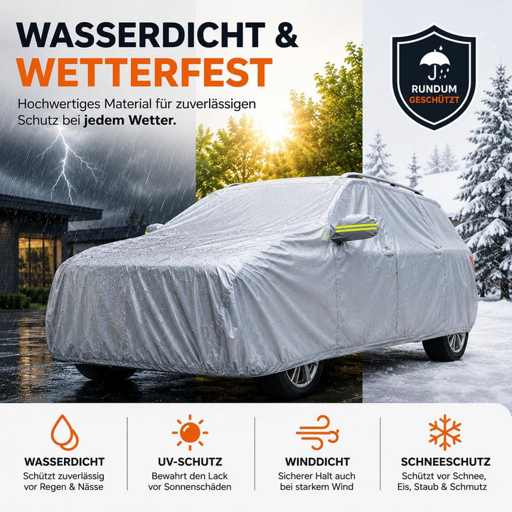 SUV wasserdichte Autoschutzhülle für Schutz &amp; Abdeckung von Auto, PKW - Fahrzeug: Autoplane in Einhe