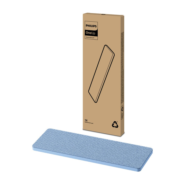 Philips OneUp Original Reinigungspad Einzelpack – Für empfindliche Hartböden, saugt Schmutzwasser au