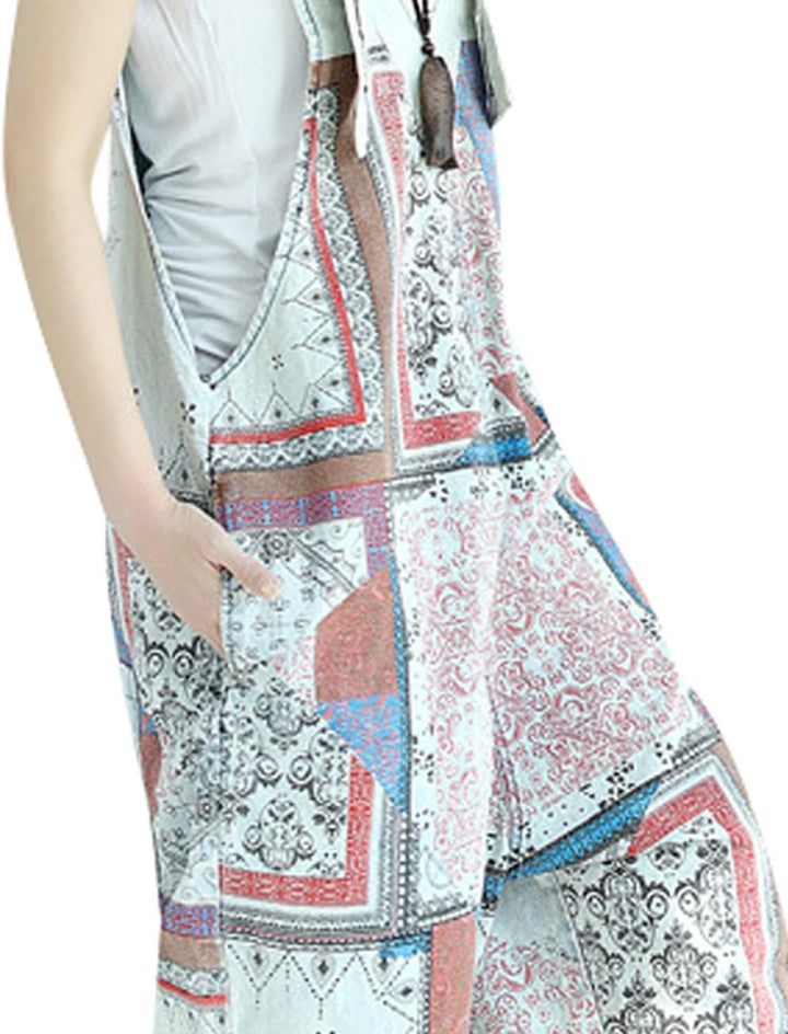Youlee Damen Breites Bein Hose Denim Latzhose Overall Hosen Stil 19 Weiss, Stil 19 Weiss