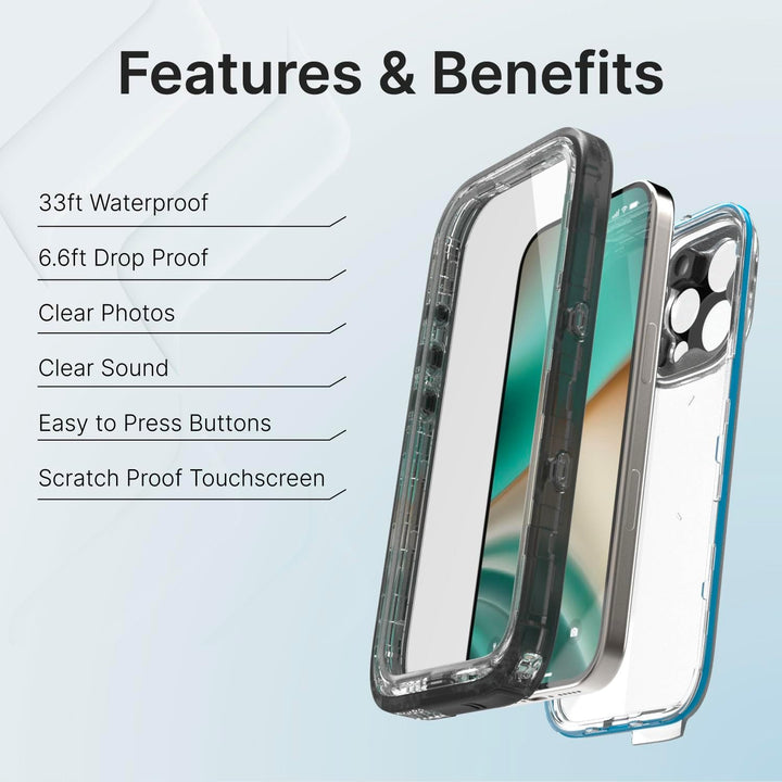 Catalyst Total Protection Case für iPhone 16 Pro – 5X More wasserdichte Hülle für iPhone 16 Pro, stu