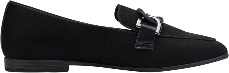 Tamaris Damen Slipper 1-1-24209-20 normal 37 EU Black Suede, 37 EU Black Suede