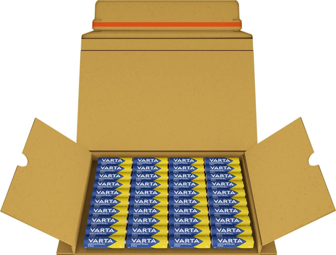 BOOMTONE Machine à fumée F400 noir & VARTA Batterien AA, Industrial Pro, Alkaline Batterie, 1,5V