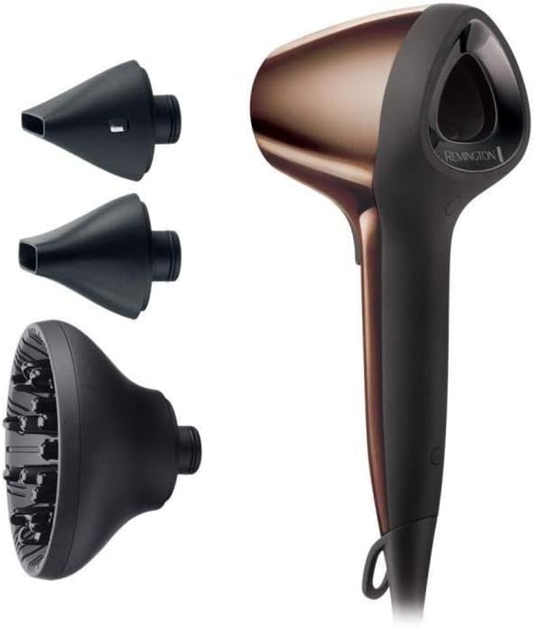 Remington Haartrockner Ionen Air3D bronze [leicht & ausbalanciert] einzigartiger + innovativer 3D-Lu