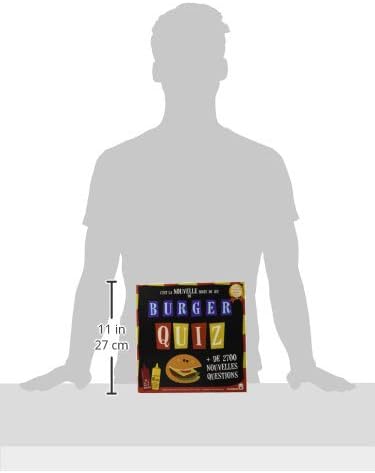 Dujardin - Burger Quiz – Gesellschaftsspiele, 01095, Mehrfarbig
