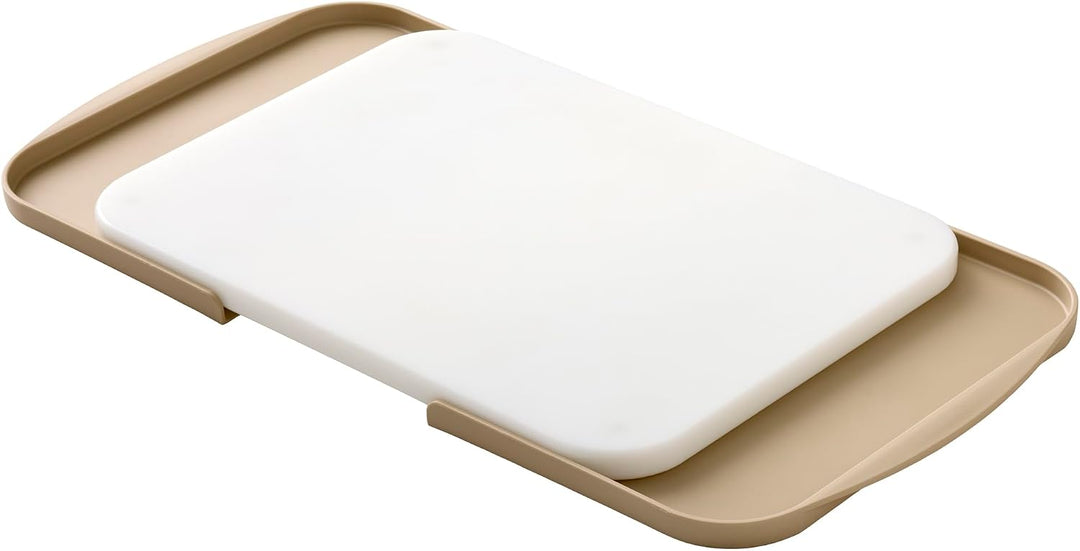 Rosti Separa Schneidebrett mit Schalen 39,5 x 26,8 x 2 cm Humus Humus 39.5L x 26.8B cm, Humus 39.5L