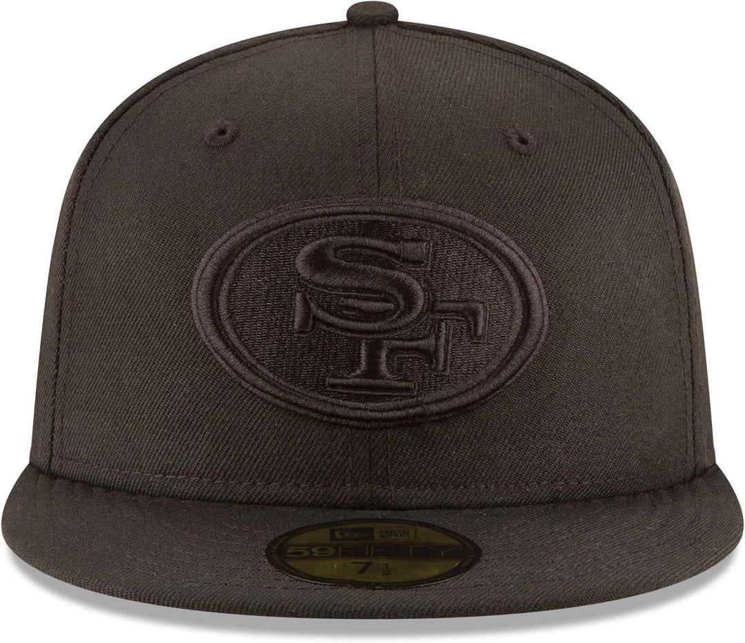 New Era 59Fifty Cap - NFL Black San Francisco 49ers 56-57 Schwarz, 56-57 Schwarz