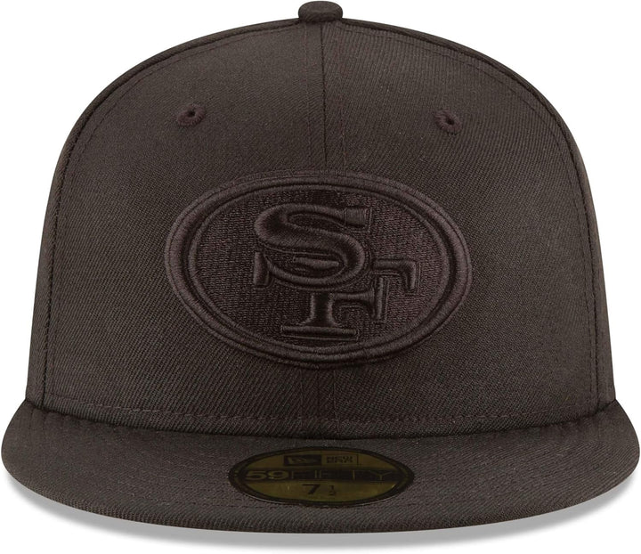 New Era 59Fifty Cap - NFL Black San Francisco 49ers 56-57 Schwarz, 56-57 Schwarz