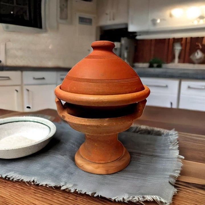 Marrakesch Orient & Mediterran Interior Marokkanische Tajine Tuareg 30cm inkl Stövchen