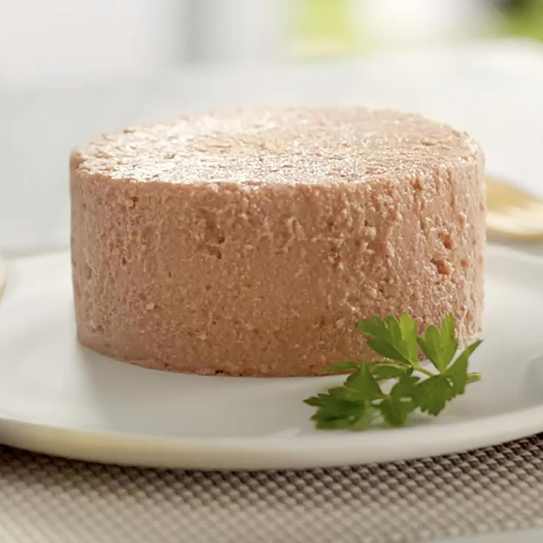 Gourmet Gold Mousse Katzenfutter, Nassfutter mit Huhn, Lachs, Nieren und Kaninchen - 8x85g - 6er Box