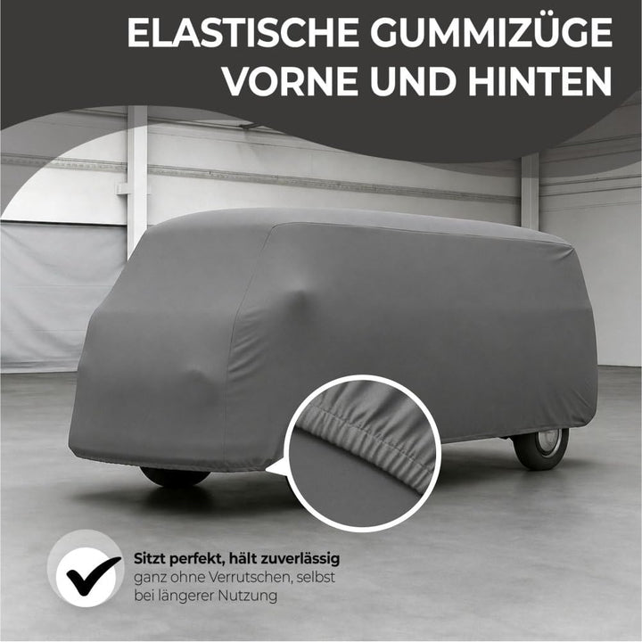 Auto Abdeckung Indoor elastisch - Autoabdeckplane Jersey - Autogarage Ganzgarage lackschonend & atmu