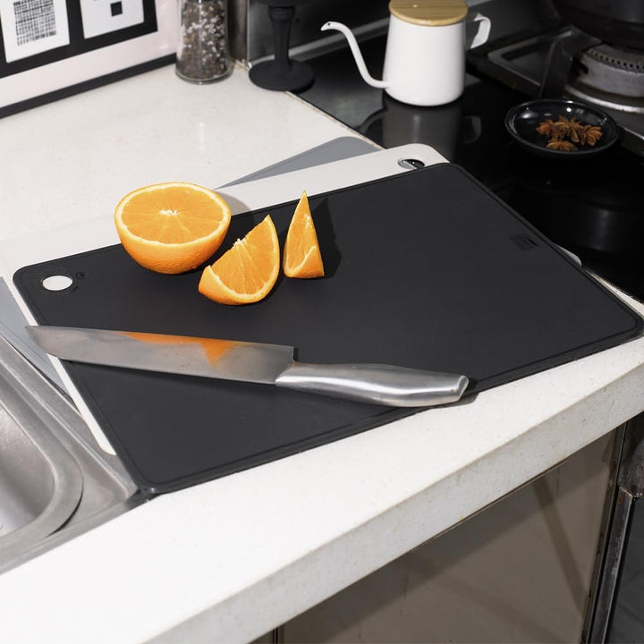 TPU Schneidebrett Flexibles BPA-frei mit Messer- und Saftrille kratzfeste flexible Schneidebretter f