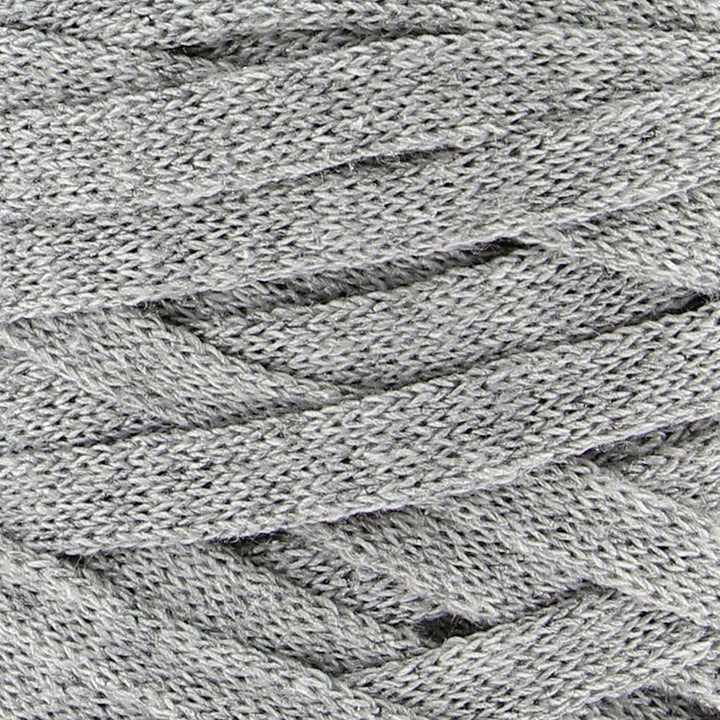 Hoooked RibbonXL Sparset aus 4 Rollen je 120 Meter Riesen-Textilgarn aus recycelter Kleidung in Silv