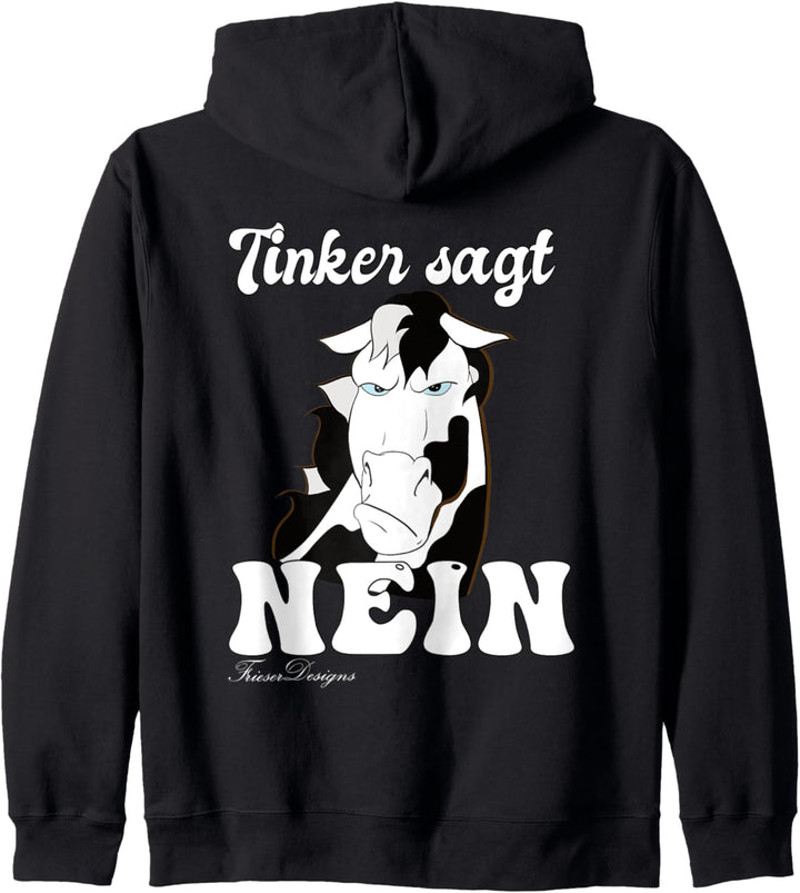 böses mürrisches Pferd sagt Nein lustiges Irish Tinker Kapuzenjacke