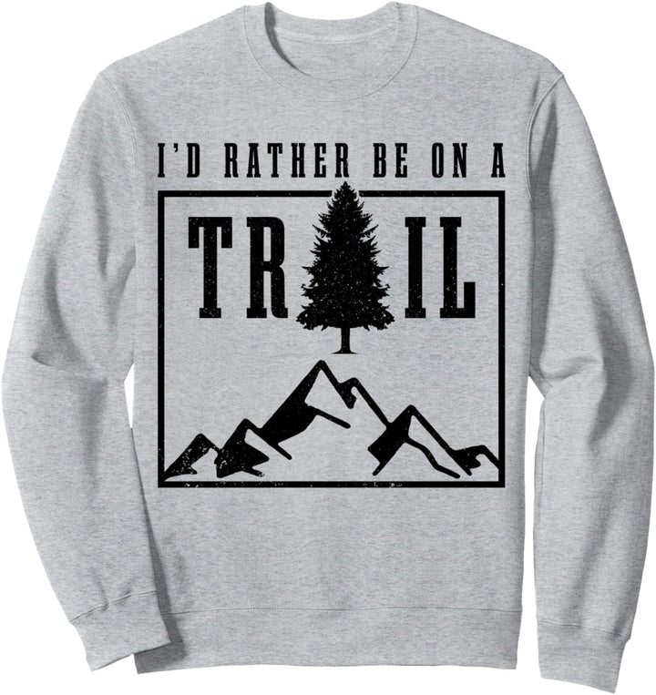Wandern Wanderer Bergsteiger Berge Mountainbike MTB Trail Sweatshirt