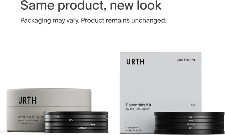 Urth 95 mm UV, Polfilter (CPL), ND8, ND1000 Filter Kit (Plus+) 95mm Reinschrauben, 95mm Reinschraube