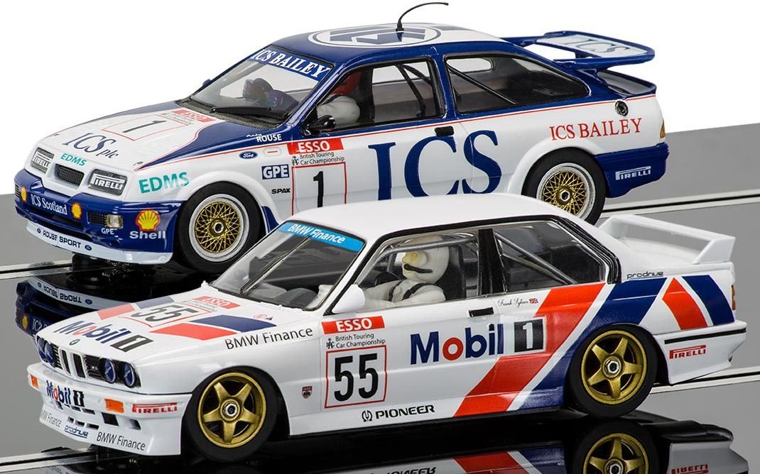Scalextric 3693a - TC Legends - Ford Sierra RS500/BMW E30, Fahrzeuge Einzelbett, Einzelbett
