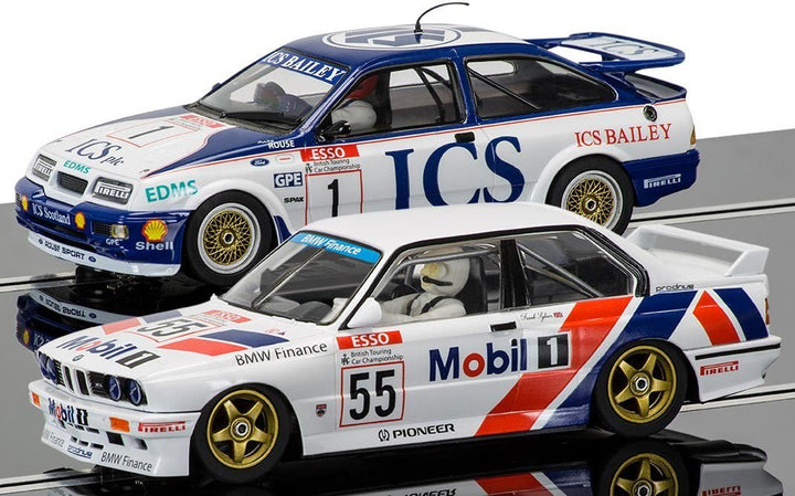 Scalextric 3693a - TC Legends - Ford Sierra RS500/BMW E30, Fahrzeuge Einzelbett, Einzelbett