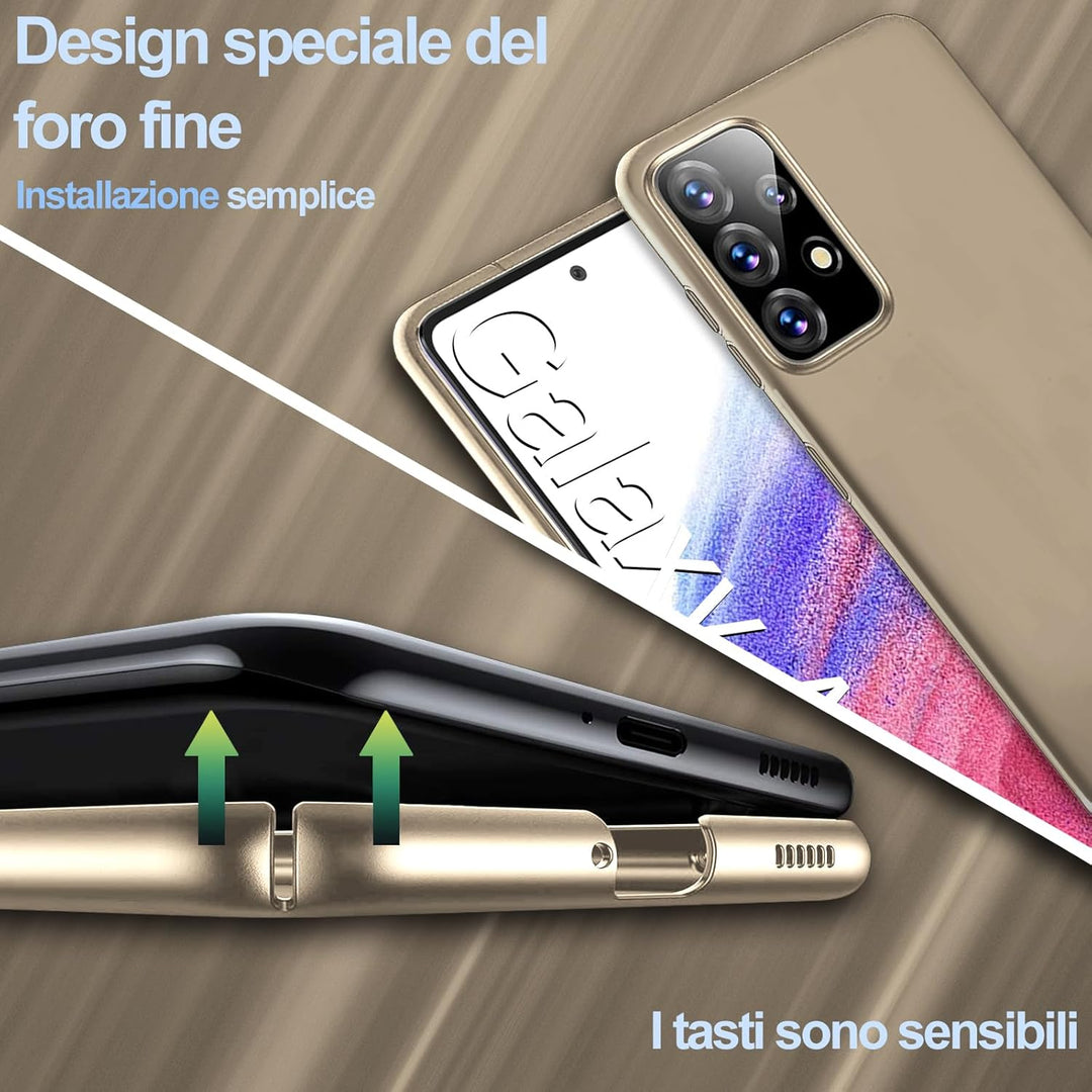 sqgylgl Ultra Dünn Hülle für Samsung Galaxy A53 5G, Extrem Dünn Matte Finish A53 Handyhülle PC Schal