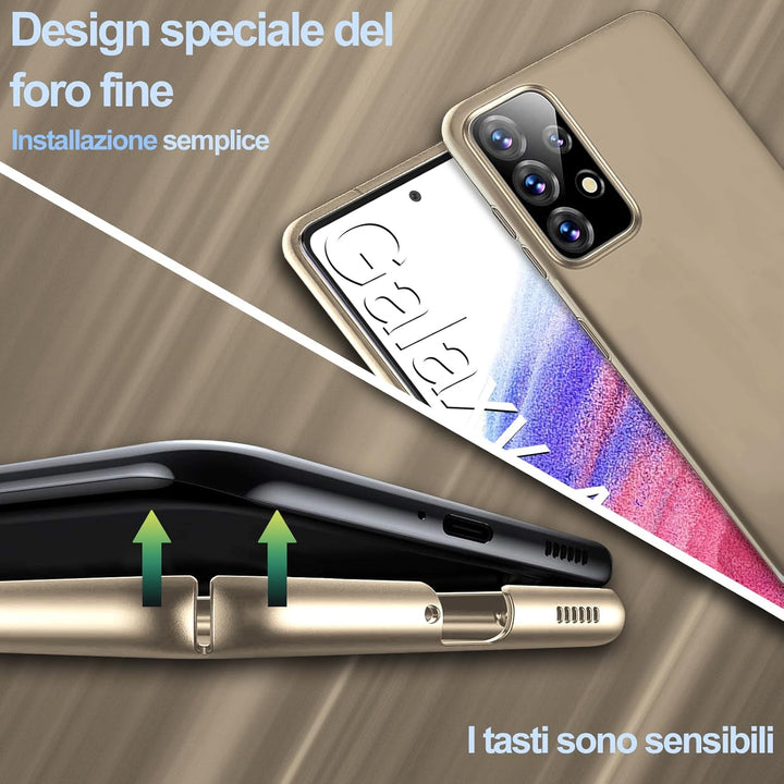 sqgylgl Ultra Dünn Hülle für Samsung Galaxy A53 5G, Extrem Dünn Matte Finish A53 Handyhülle PC Schal