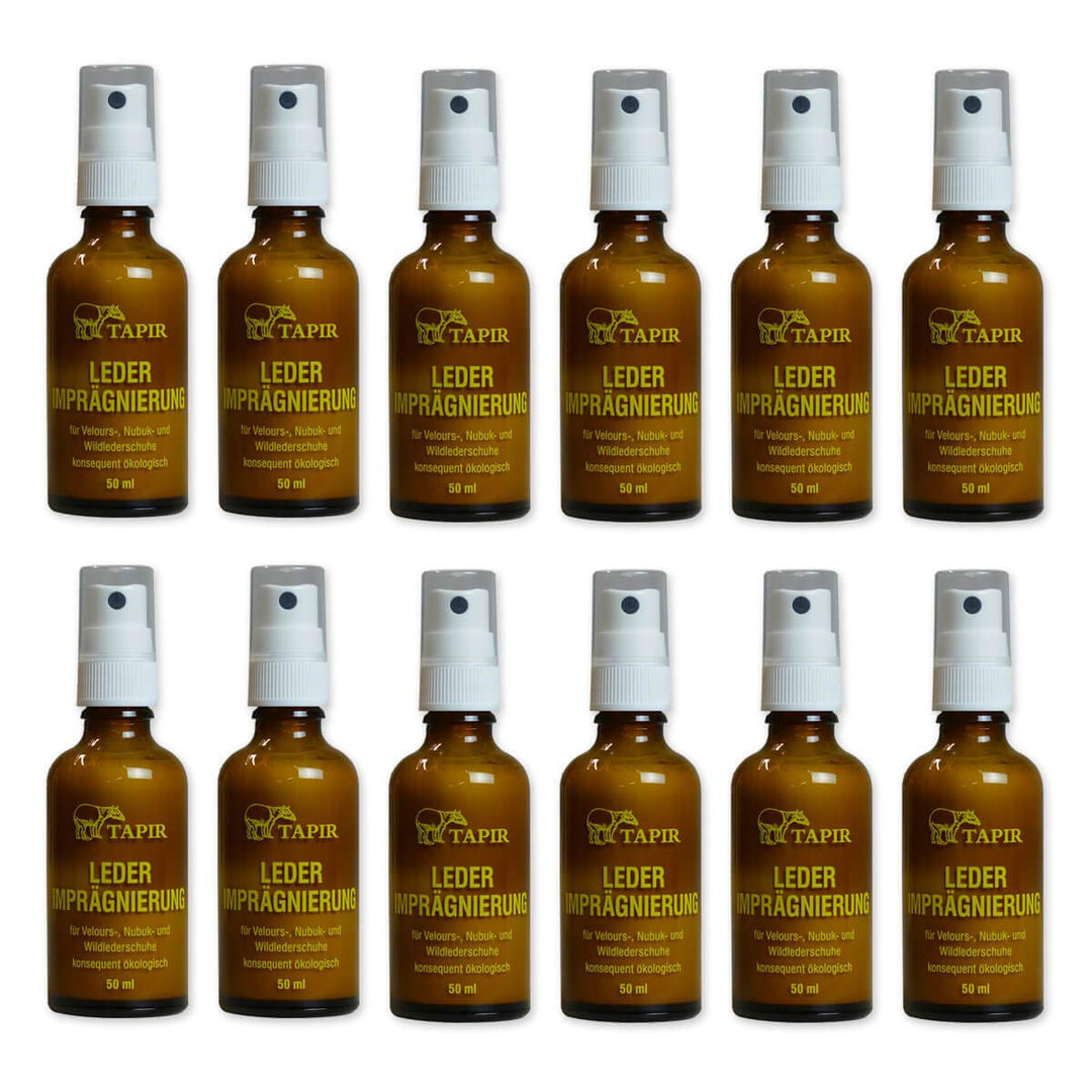 TAPIR - Lederimprägnierung mit Pumpzerstäuber - 50 ml - 12er Pack