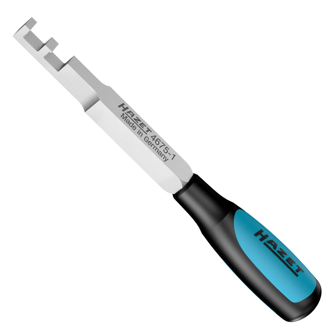 HAZET ENTRIEGELUNGSWERKZEUG 4675-1, Schwarz-blau 130 mm gerade, 130 mm gerade
