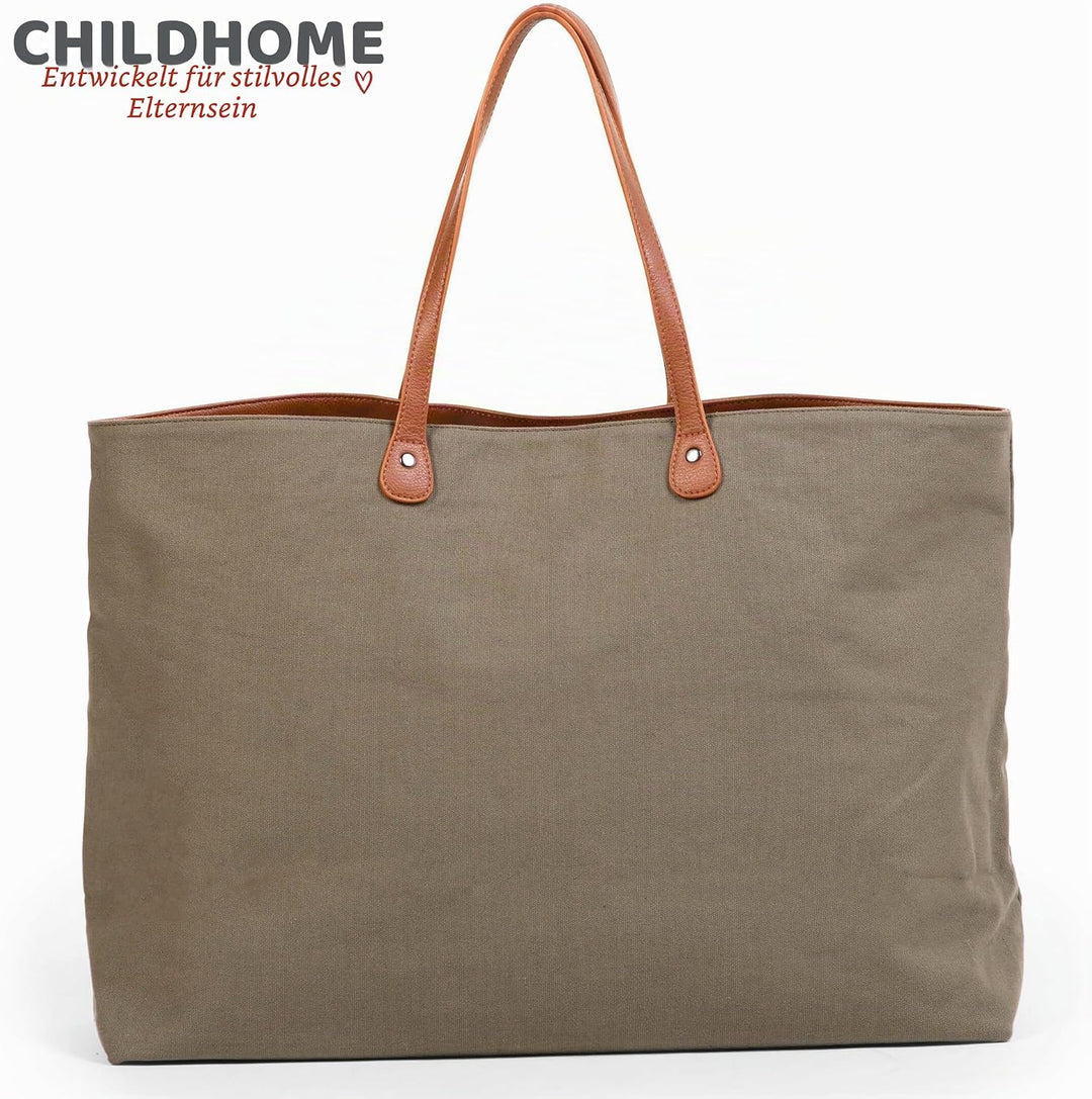 Childhome, Family Bag, Wickeltasche, Reise-/Wochenendtasche, grosses Fassungsvermögen, abnehmbare Ta