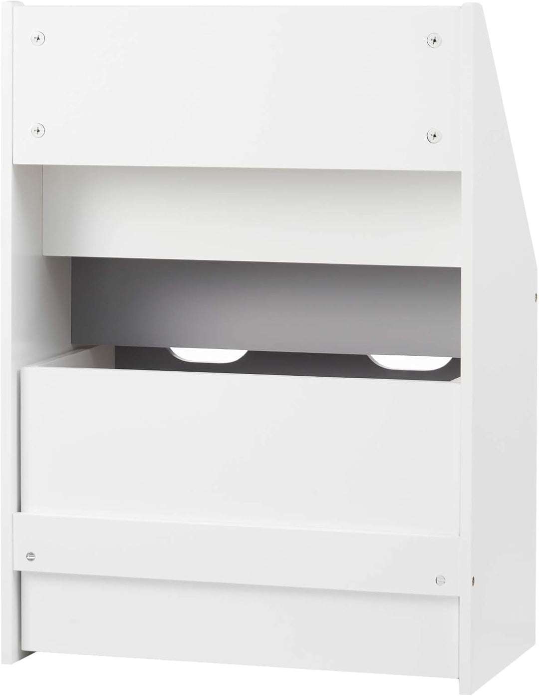 WOLTU KR004 Kinderregal Bücherregal Regal für Kinder, Spielzeugregal 3 Regale Aufbewahrungstruhe mit