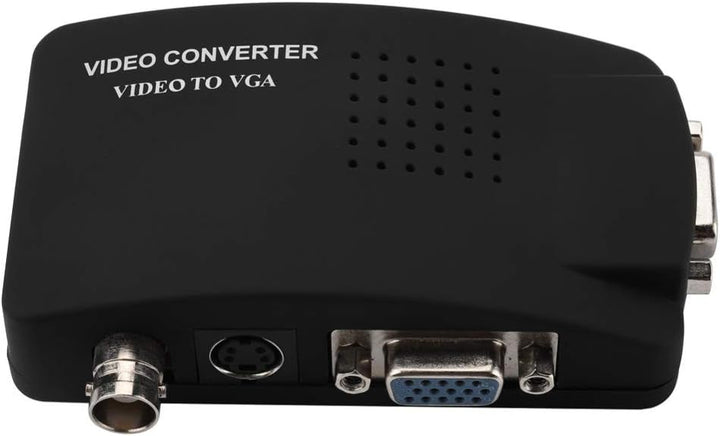 CCTV BNC Kamera Composite S-Video zu VGA Konverter Adapter zu PC VGA LCD Out EU Stecker
