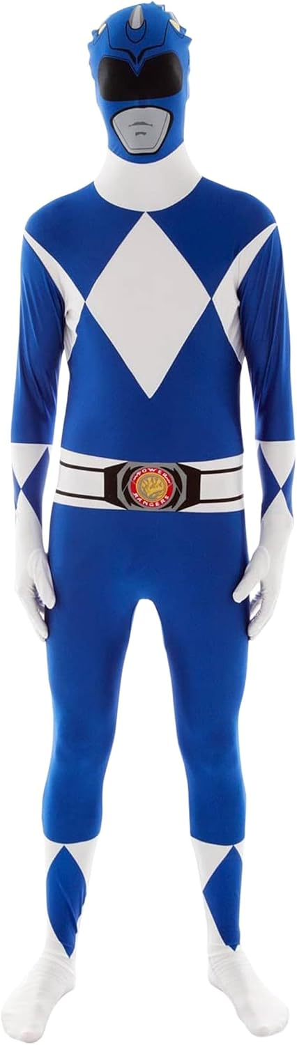 Morphsuits Power-Rangers Kostüm, Blau M