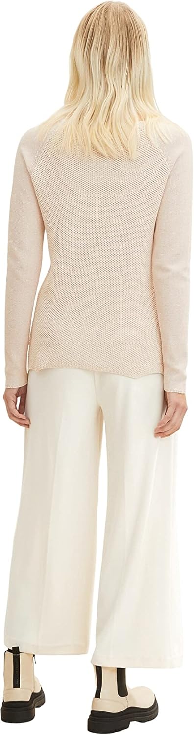 TOM TAILOR Damen Pullover, 20737 - Desert Sand Melange