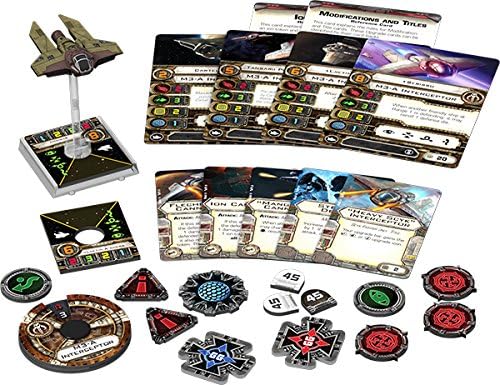 Asmodee HEI0425 - Star Wars X-Wing - M3-A-Abfangjäger Erweiterungs Pack